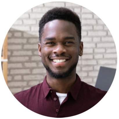 young man in button up shirt